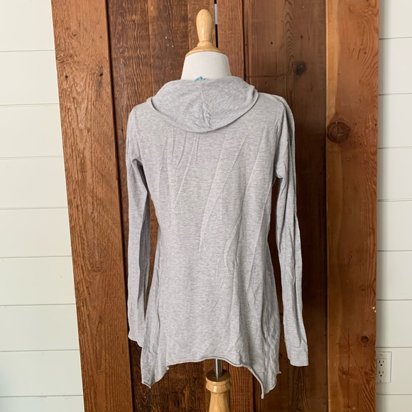 C&C California Heather Cowl Neck Long Sleeve Tunic - Picture 2 of 4